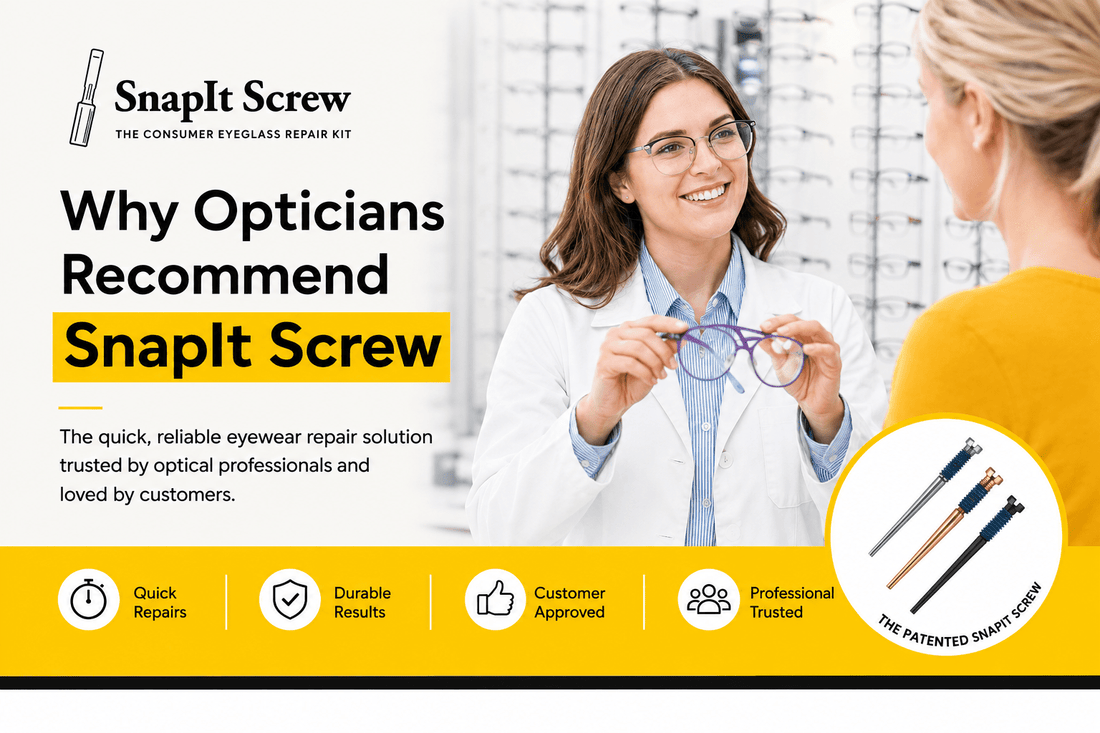 Why Opticians Are Recommending SnapItScrew to Their Customers - Snapitscrew