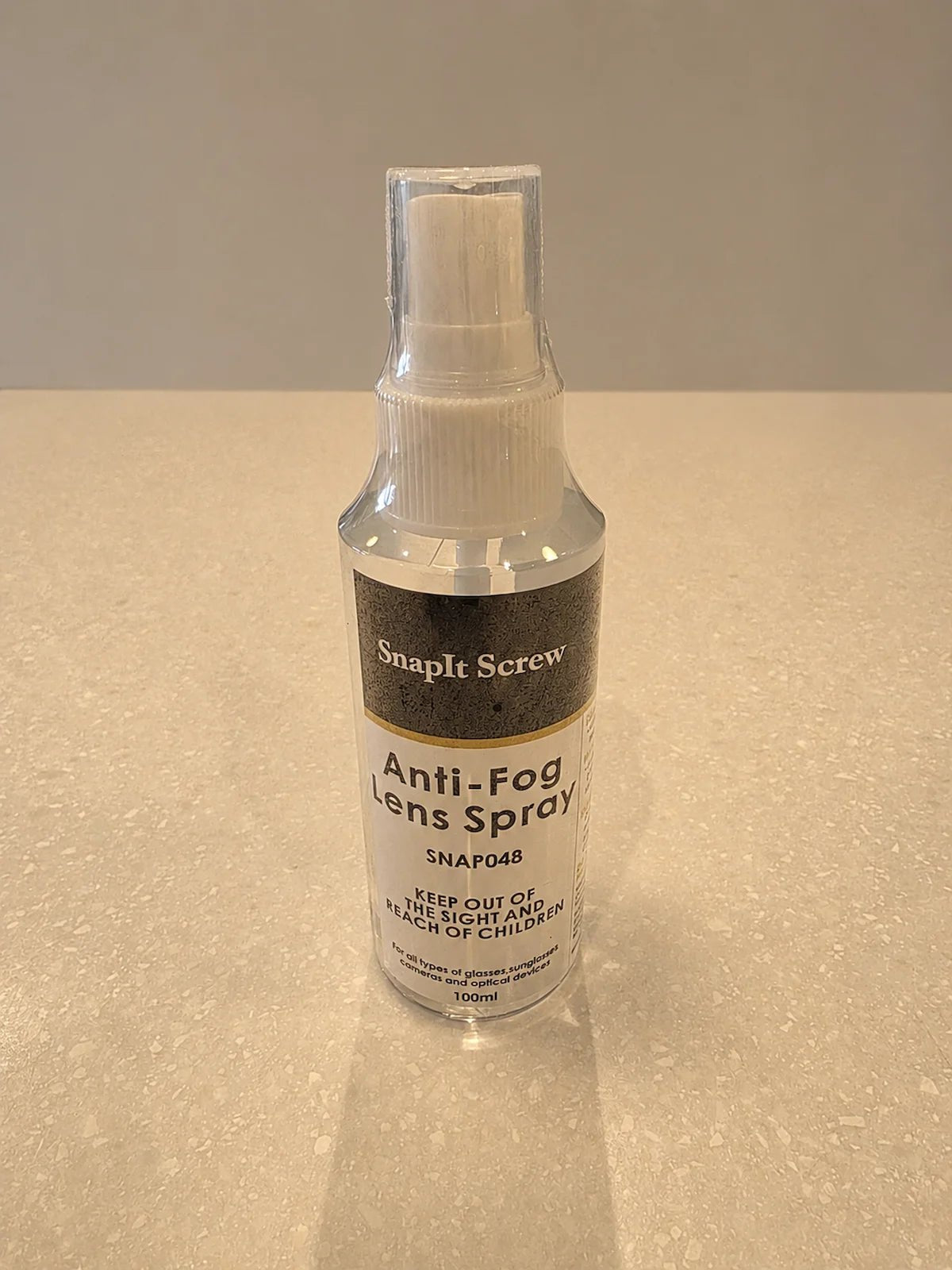 Anti - Fog 100ml Lens Spray - Snapitscrew