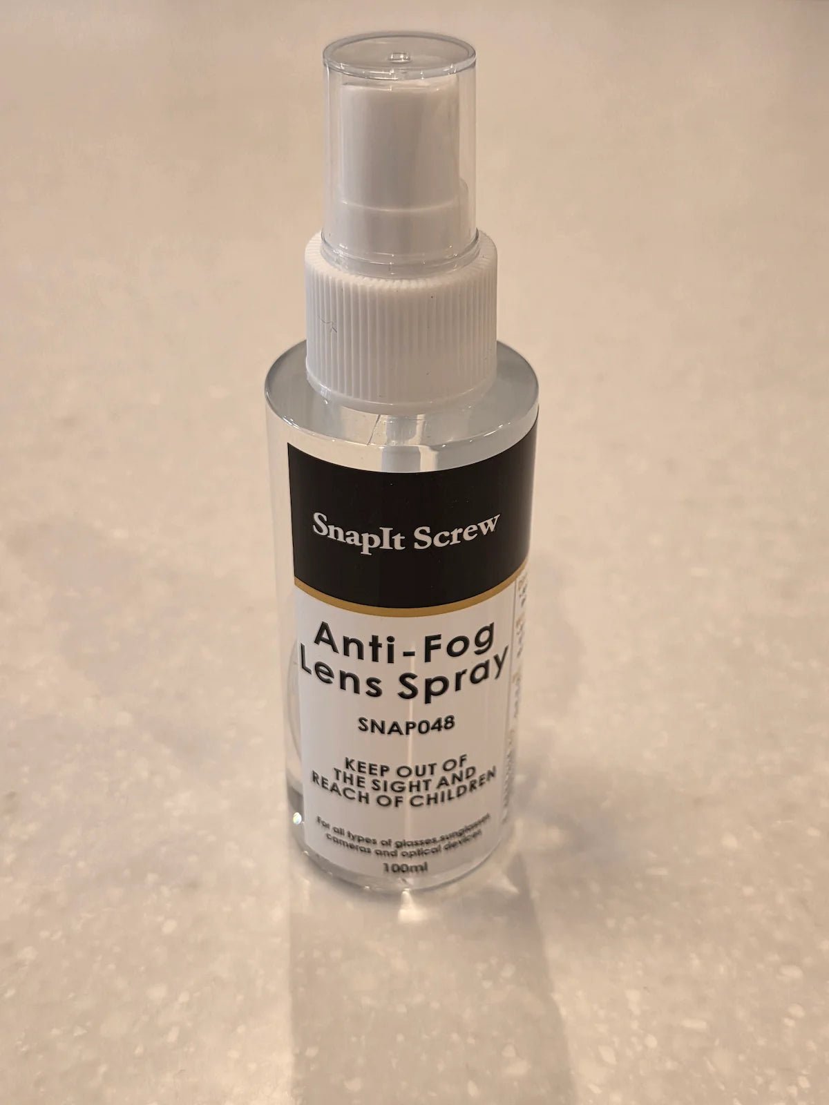 Anti - Fog 100ml Lens Spray - Snapitscrew