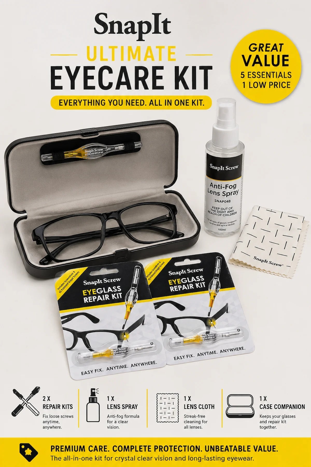 Complete Care Kit - Snapitscrew