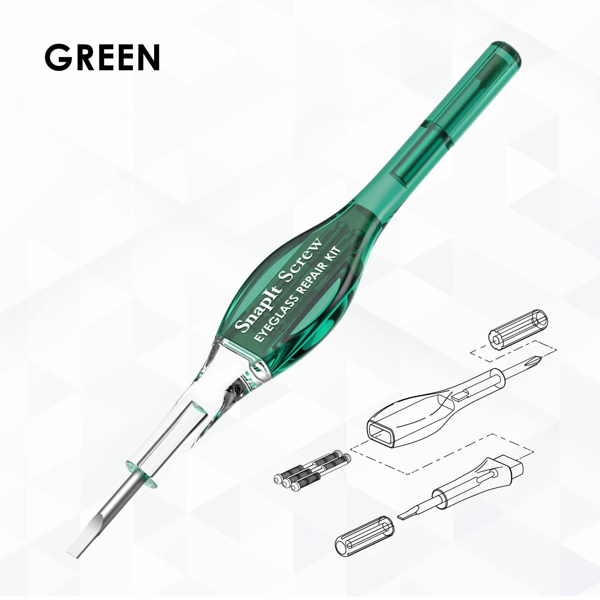 Snapitscrew Premium Eyeglass Repair Kit - Snapitscrew