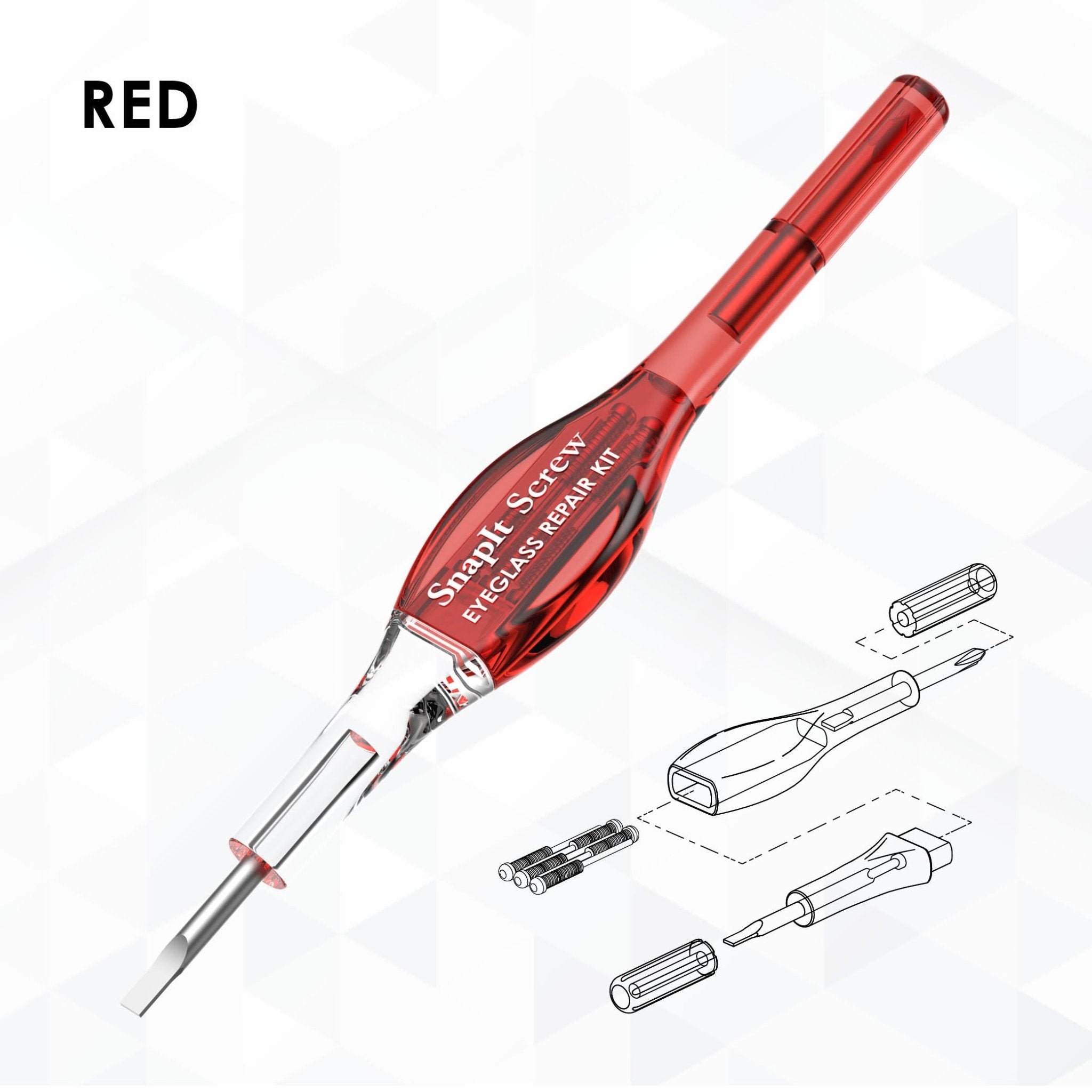 Snapitscrew Premium Eyeglass Repair Kit - Snapitscrew